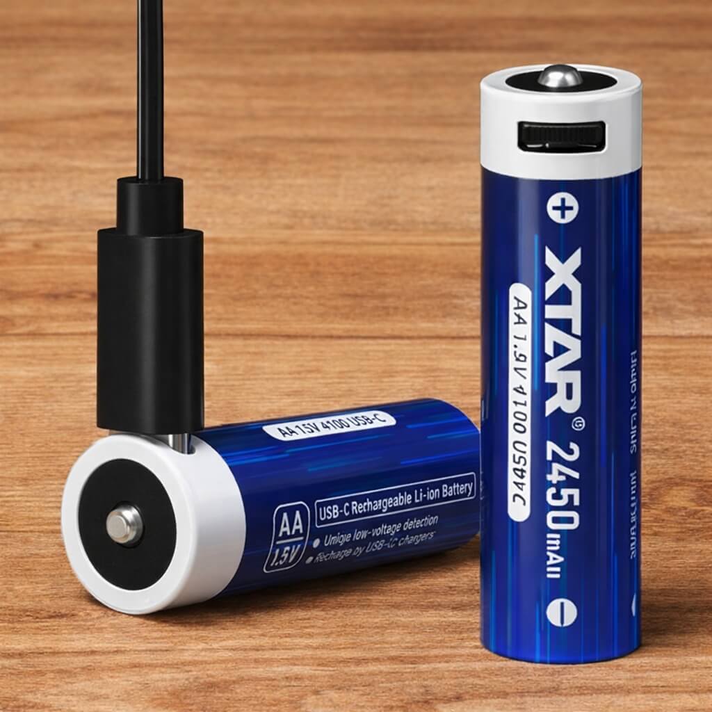 USB Rechargeable AA Batteries