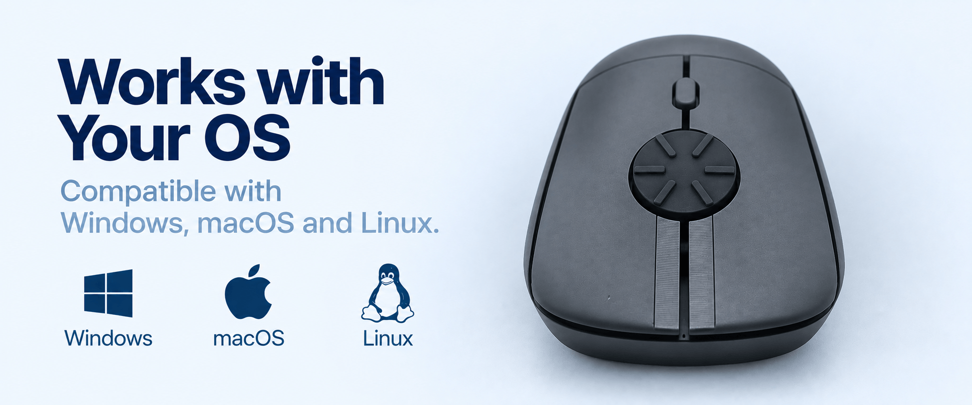 Rotary Mouse - Works With Any OS