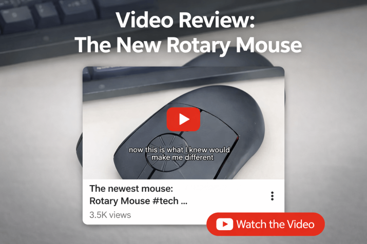 YouTube review of Rotary Mouse
